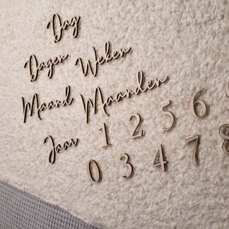 houten milestone set